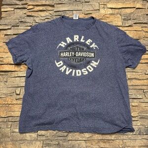 Harley Davidson Shirt Men 3XL Blue Laconia New Hampshire Bike Week Motorcycle
